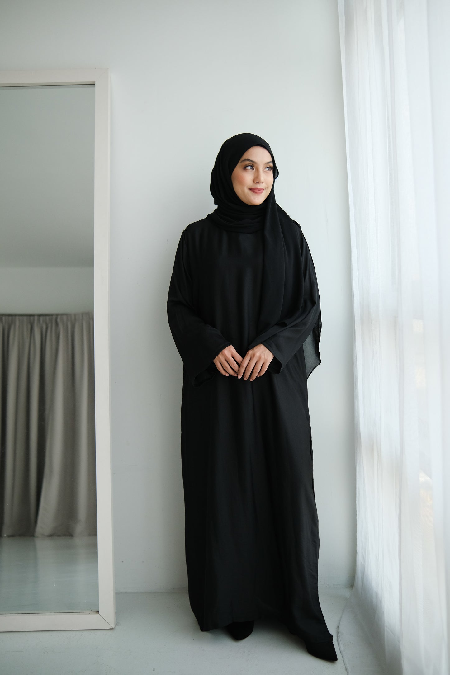 kaftan in black