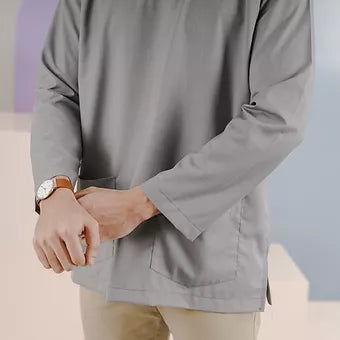 rayan top in ash gray - jia.basics