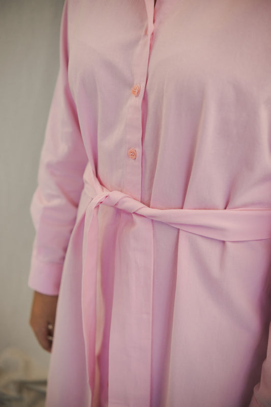 leia dress in pastel pink - jia.basics
