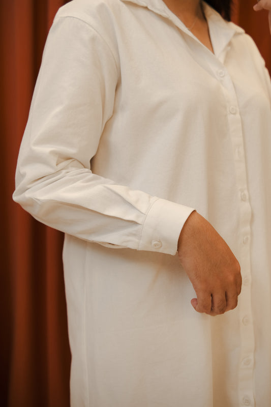 leia dress in white - jia.basics