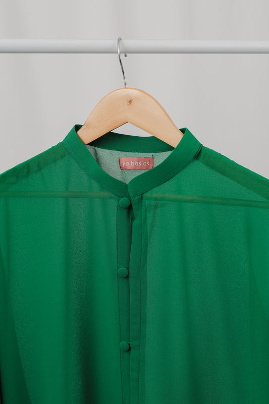 suri top in forest green - jia.basics
