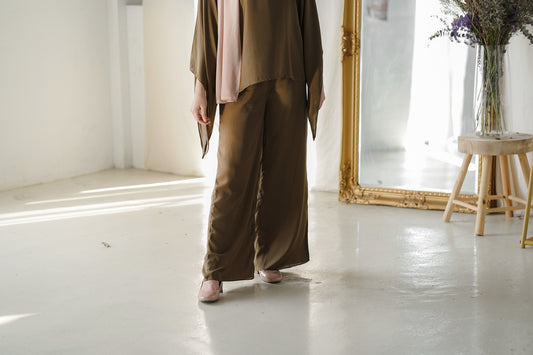 elena set in olive green - jia.basics