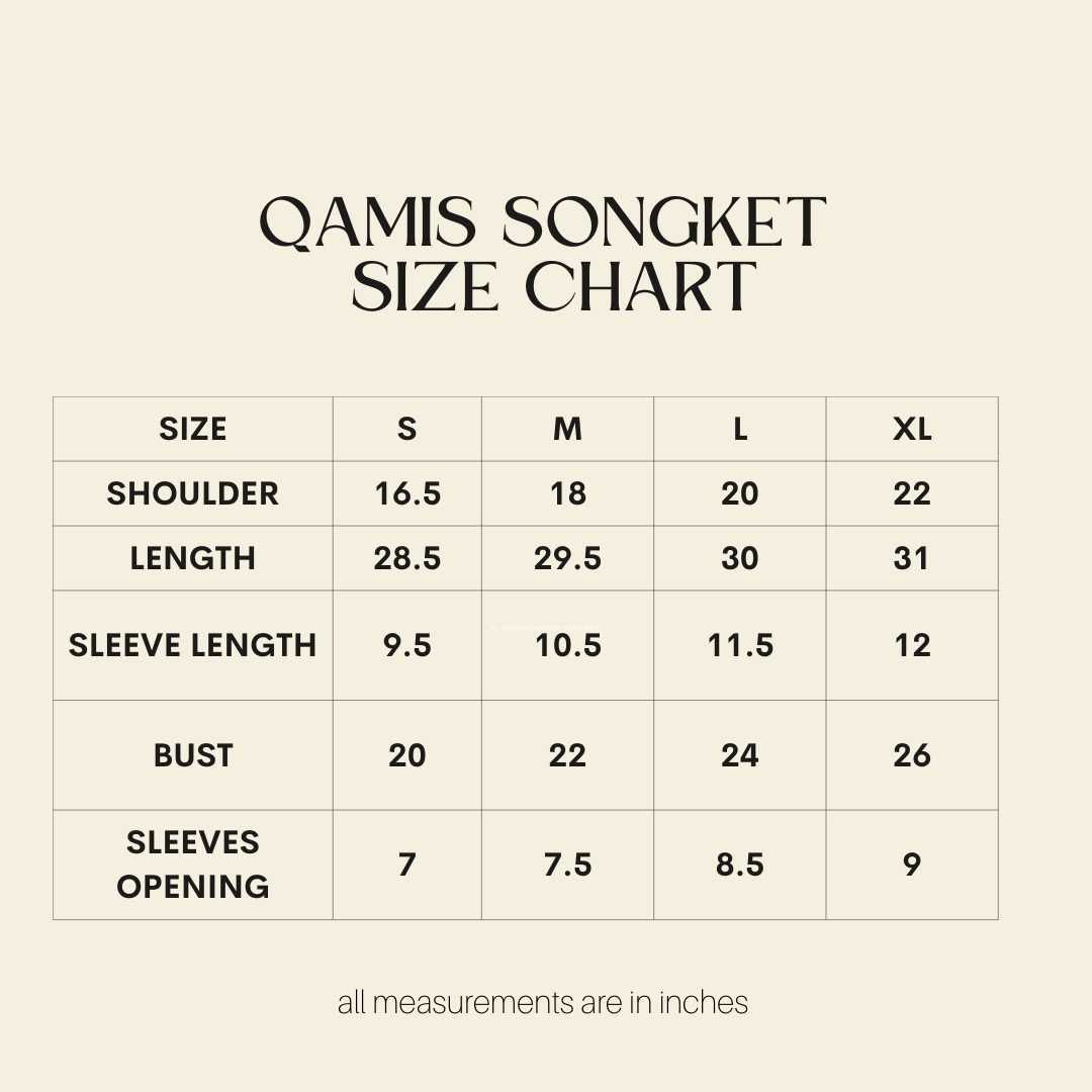 lux qamis songket shirt in silver - jia.basics