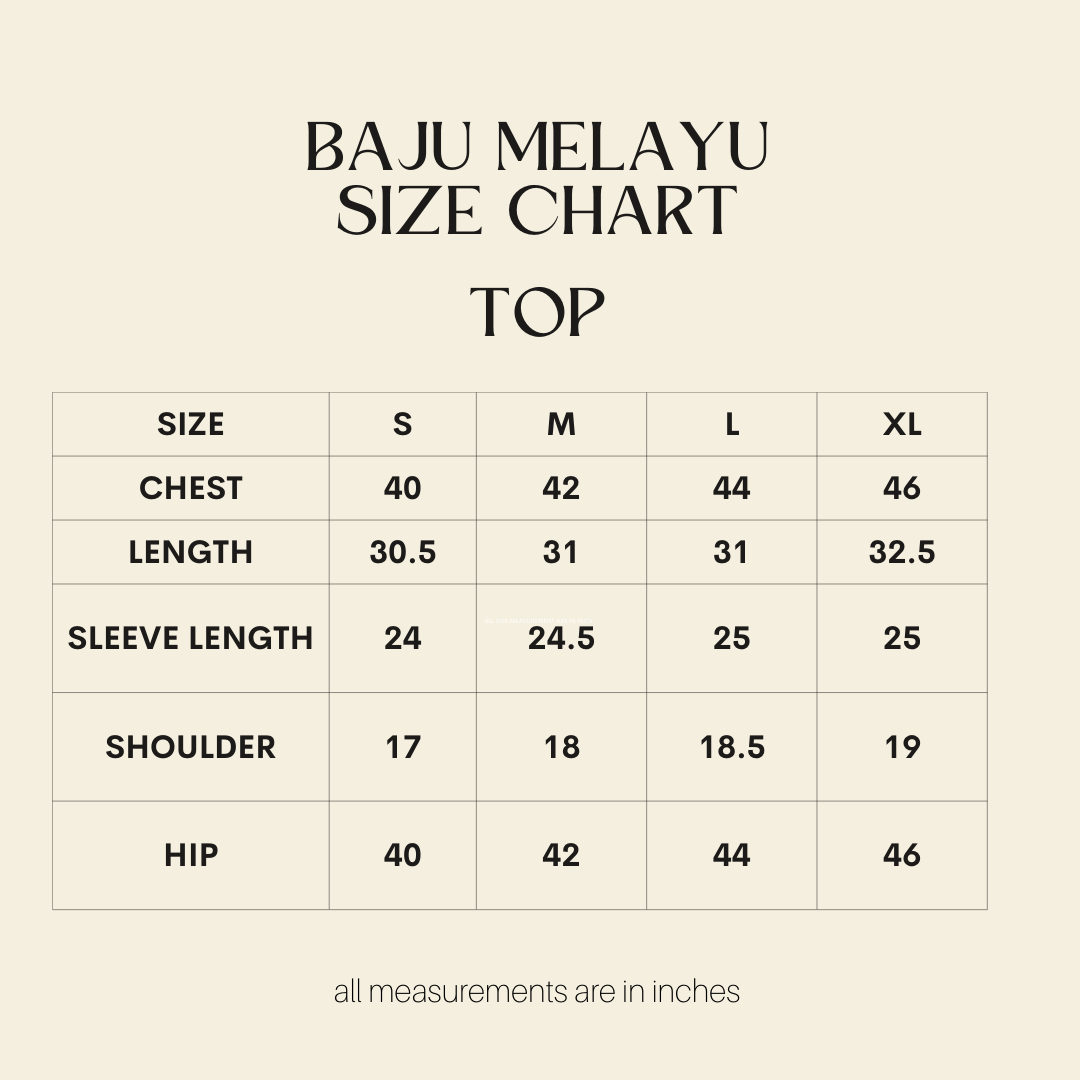 baju melayu premium satin in black - jia.basics