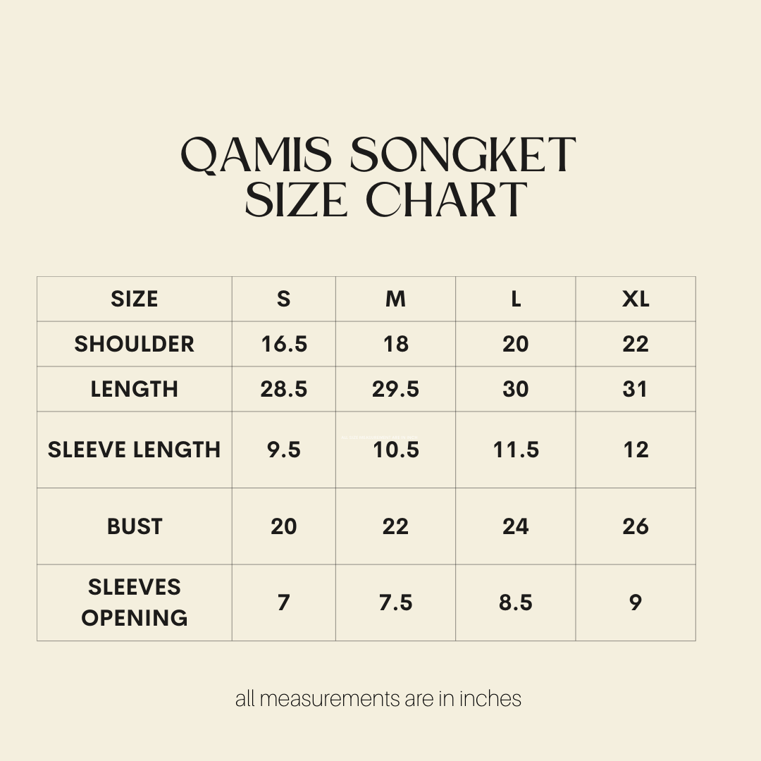 qamis songket shirt in brown - jia.basics